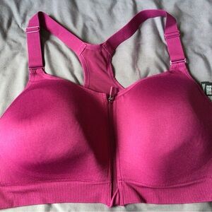 PINK Victoria's Secret Front-Zip Sports Bra -